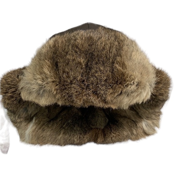 NWOT CrownCap Rabbit Trim Aviator Hat - Picture 3 of 11